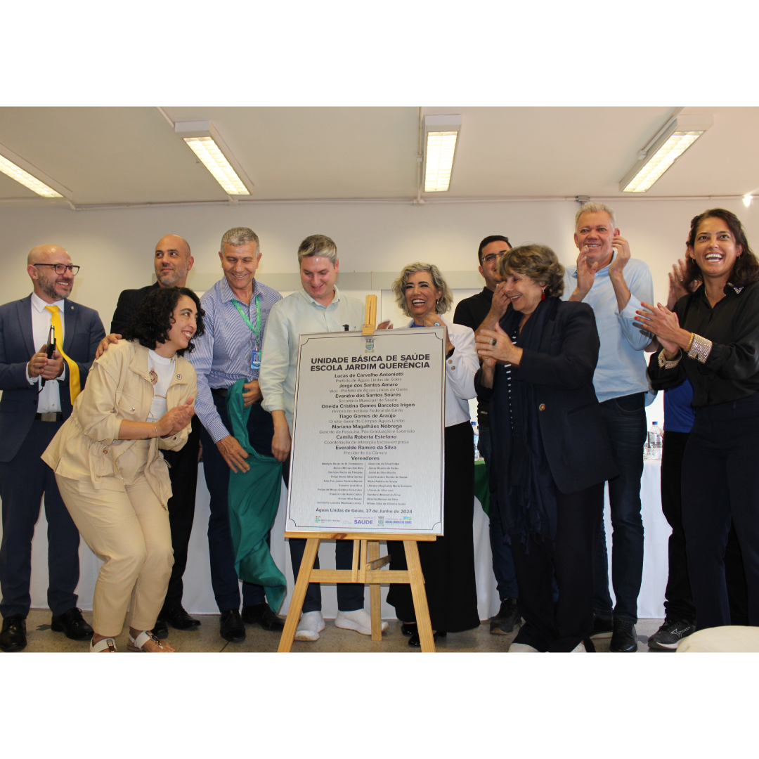 Primeira UBS Escola da Rede Federal é inaugurada no Câmpus Águas Lindas do IFG