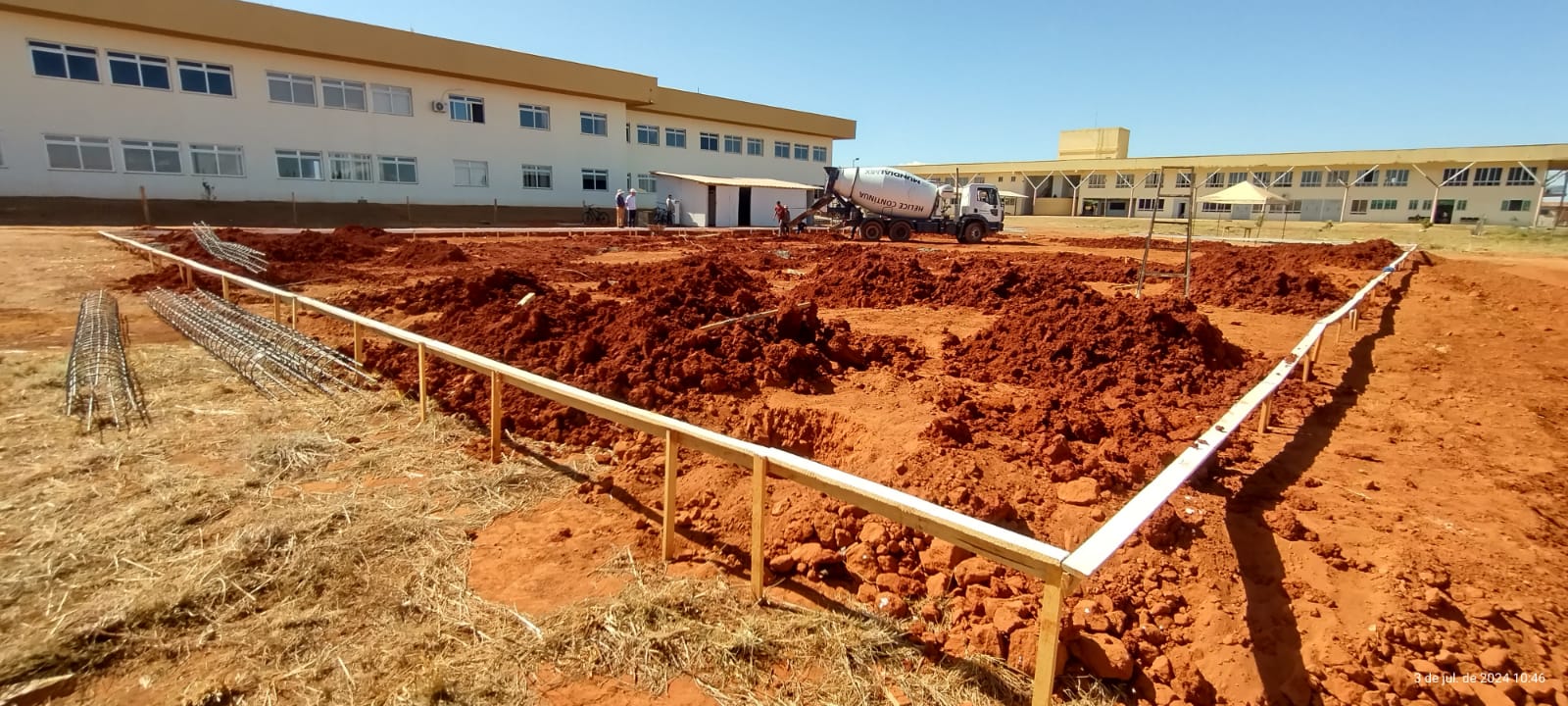 Início das obras do restaurante estudantil do Câmpus Águas Lindas